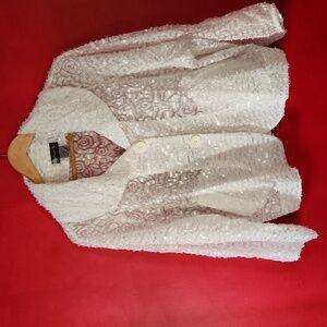 Damee Inc White Sheer Jacket